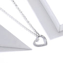 Colar Coração com Zircônia