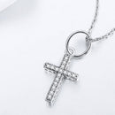 Colar Cruz com Pedras de Zircônia