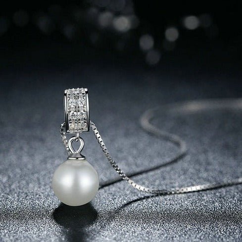 Colar Pérola Elegante em Prata 925