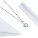 Colar Sol de Opala Azul