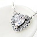 Colar Coração com Zircônia