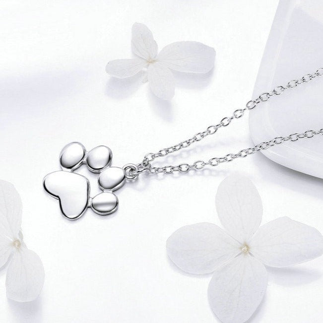 Colar Patinha Pet em Prata 925