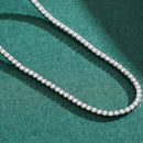 Colar Choker em Prata 925 Cravejado com Zircônia