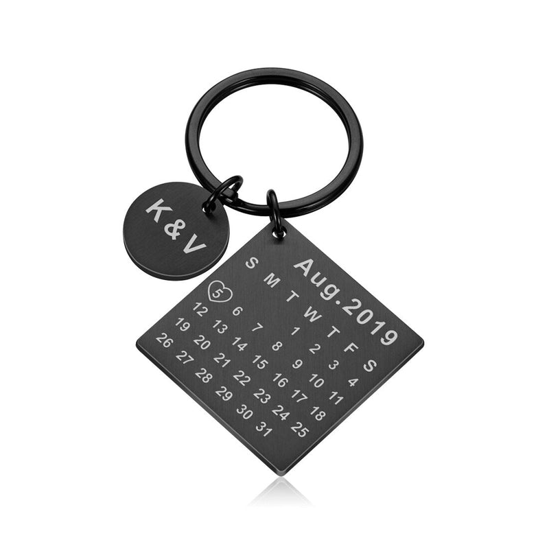 Chaveiro Calendário Personalizável Aço Inoxidável