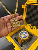 KIT BVLGARI 4 MÁQUINAS AZUL