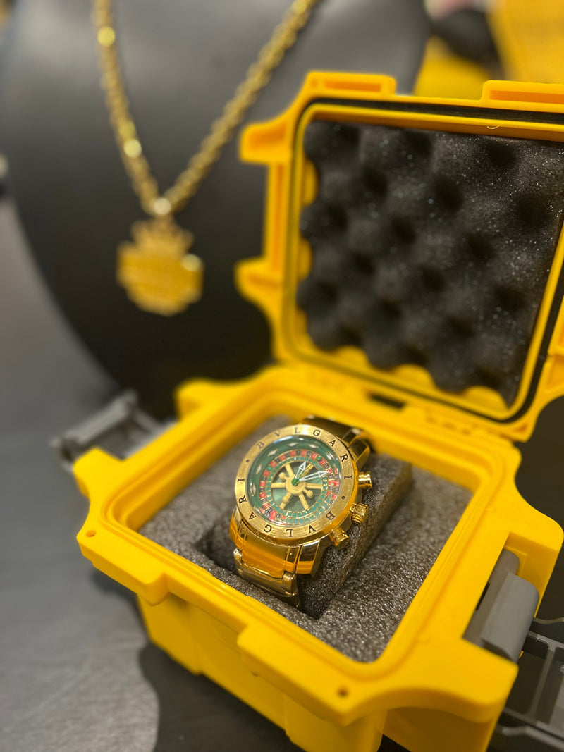 KIT BVLGARI ROLETA VERDE