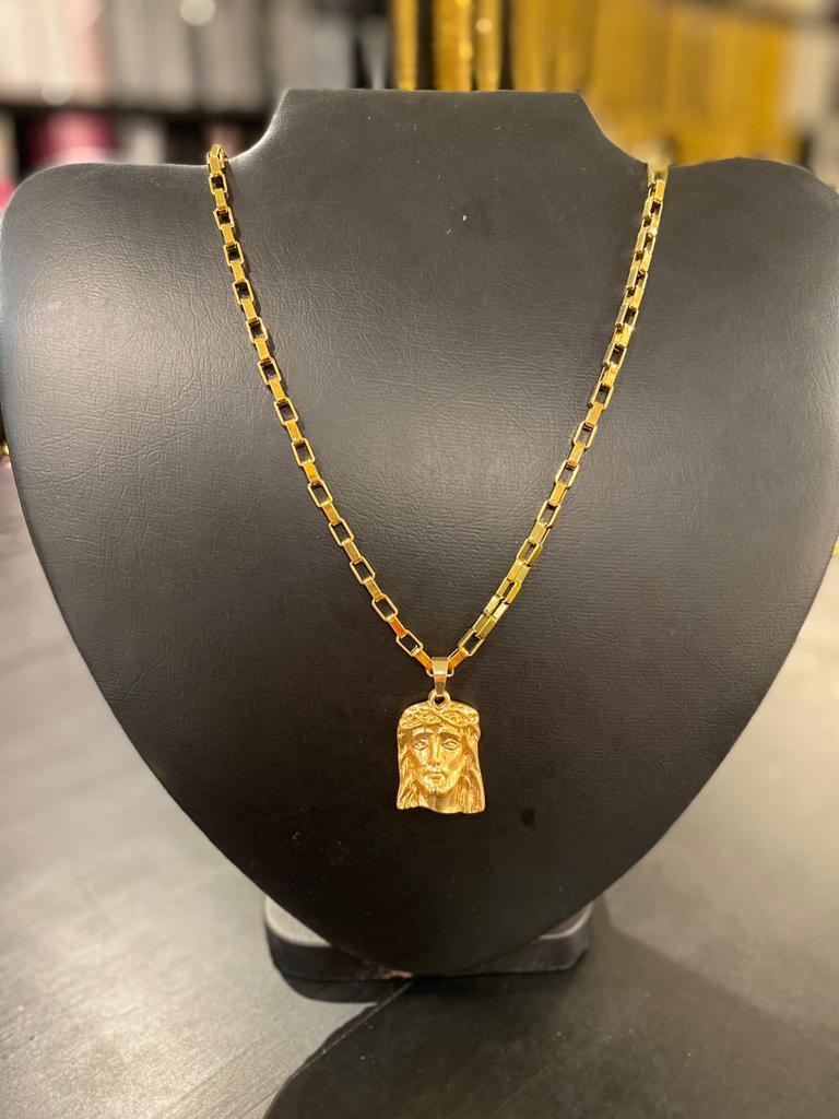 Cartier Tijolinho 6 mm + Rosto de Cristo