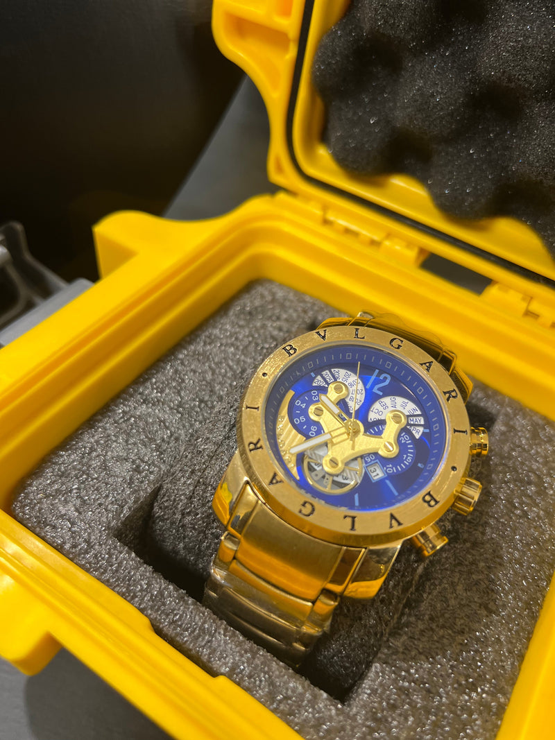 KIT BVLGARI 4 MÁQUINAS AZUL