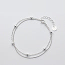 Pulseira Prata Dupla Clássica